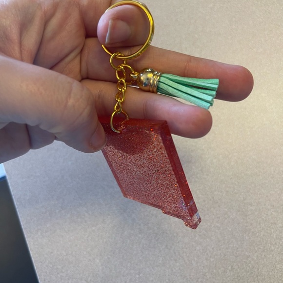 Handmade U.S. State Keychain - New Mexico - Picture 3 of 6